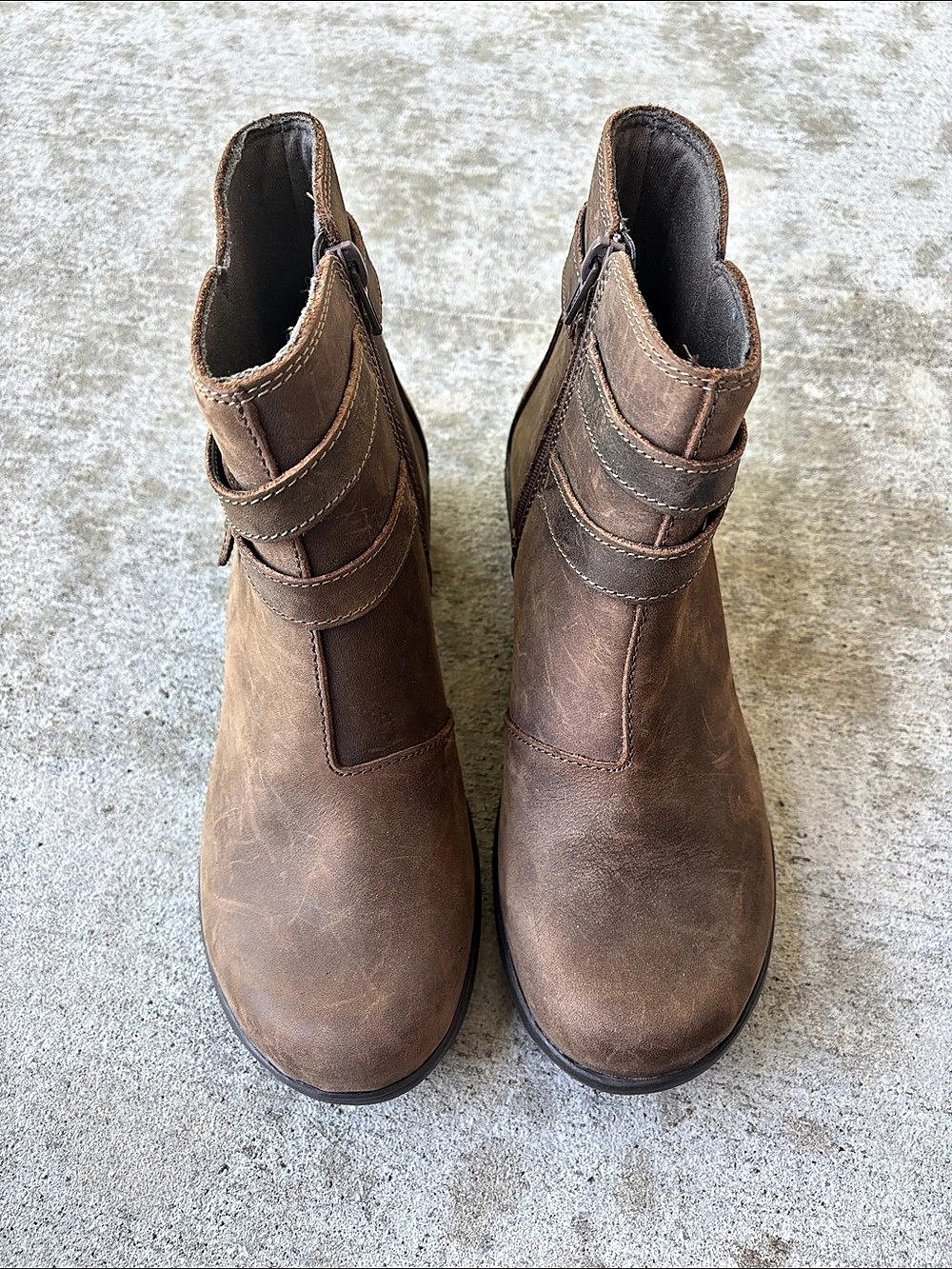 Clarks Angie Spice Women's Brown Ankle Boots US 8 D - Picture 4 of 12